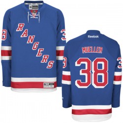 Chris Mueller New York Rangers Reebok Premier Home Jersey (Royal Blue)