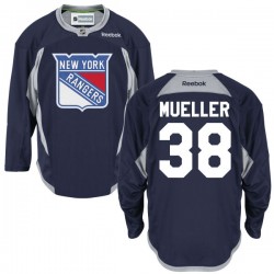 Chris Mueller New York Rangers Reebok Authentic Alternate Jersey (Navy Blue)