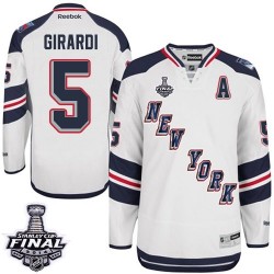 Dan Girardi New York Rangers Reebok Authentic 2014 Stadium Series 2014 Stanley Cup Jersey (White)