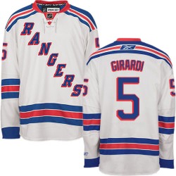 Dan Girardi New York Rangers Reebok Authentic Away Jersey (White)