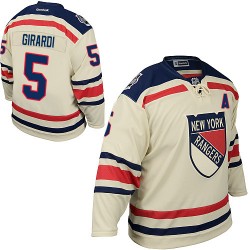 Dan Girardi New York Rangers Reebok Premier 2012 Winter Classic Jersey (Cream)