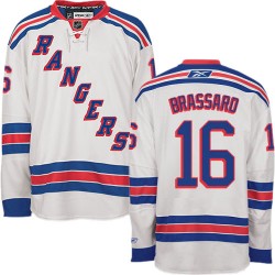 Derick Brassard New York Rangers Reebok Authentic Away Jersey (White)