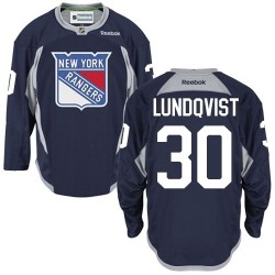 Henrik Lundqvist New York Rangers Reebok Authentic Practice Jersey (Navy Blue)