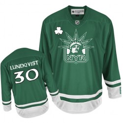 Henrik Lundqvist New York Rangers Reebok Youth Authentic St Patty's Day Jersey (Green)