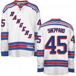 James Sheppard New York Rangers Reebok Authentic Away Jersey (White)