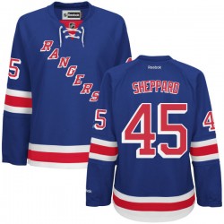 James Sheppard New York Rangers Reebok Women's Authentic Home Jersey (Royal Blue)