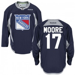 John Moore New York Rangers Reebok Authentic Alternate Jersey (Navy Blue)