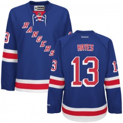 Kevin Hayes New York Rangers Reebok Women's Authentic Home Jersey (Royal Blue)