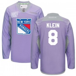 Kevin Klein New York Rangers Reebok Authentic 2016 Hockey Fights Cancer Practice Jersey (Purple)