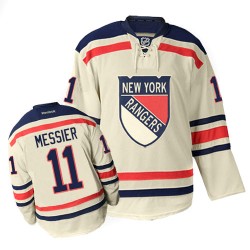 Mark Messier New York Rangers Reebok Premier Winter Classic Jersey (Cream)