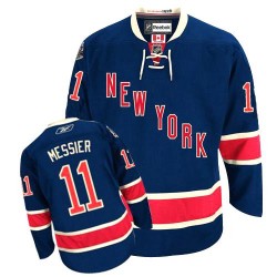 Mark Messier New York Rangers Reebok Premier Third Jersey (Navy Blue)