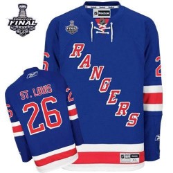 Martin St. Louis New York Rangers Reebok Authentic Home 2014 Stanley Cup Jersey (Royal Blue)