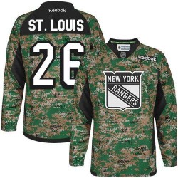 Martin St. Louis New York Rangers Reebok Youth Authentic Veterans Day Practice Jersey (Camo)