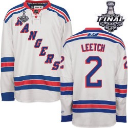 Brian Leetch New York Rangers Reebok Premier Away 2014 Stanley Cup Jersey (White)