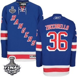 Mats Zuccarello New York Rangers Reebok Premier Home 2014 Stanley Cup Jersey (Royal Blue)