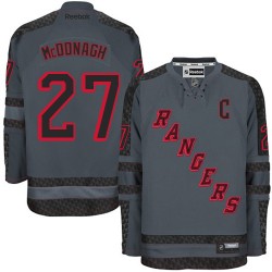 Ryan McDonagh New York Rangers Reebok Premier Charcoal Cross Check Fashion Jersey ()