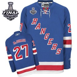 Ryan McDonagh New York Rangers Reebok Authentic Home 2014 Stanley Cup Jersey (Royal Blue)
