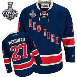 Ryan McDonagh New York Rangers Reebok Premier Third 2014 Stanley Cup Jersey (Navy Blue)