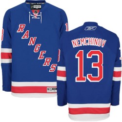 Sergei Nemchinov New York Rangers Reebok Authentic Home Jersey (Royal Blue)