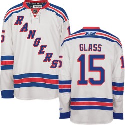 Tanner Glass New York Rangers Reebok Premier Away Jersey (White)