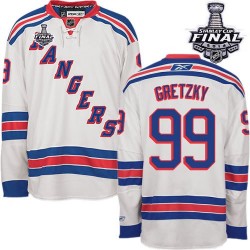 Wayne Gretzky New York Rangers Reebok Authentic Away 2014 Stanley Cup Jersey (White)
