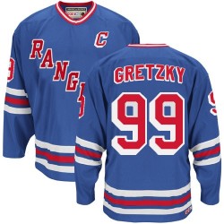 Wayne Gretzky New York Rangers CCM Premier Heroes of Hockey Alumni Throwback Jersey (Royal Blue)