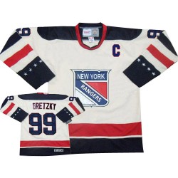 Wayne Gretzky New York Rangers CCM Youth Authentic Throwback Jersey (White)