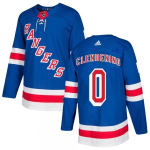 Adam Clendening New York Rangers Adidas Authentic Home Jersey (Royal Blue)