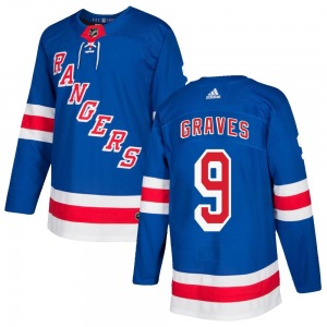 Adam Graves New York Rangers Adidas Authentic Home Jersey (Royal Blue)