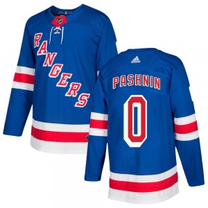 Mikhail Pashnin New York Rangers Adidas Authentic Home Jersey (Royal Blue)