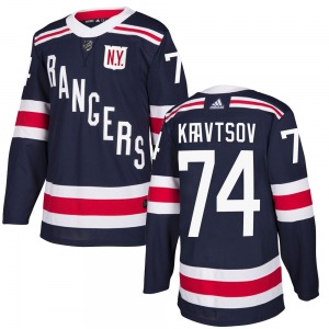 Vitali Kravtsov New York Rangers Adidas Authentic 2018 Winter Classic Home Jersey (Navy Blue)