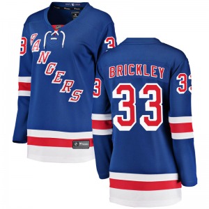 Connor Brickley New York Rangers Fanatics Branded Women's Breakaway Home Jersey (Blue)