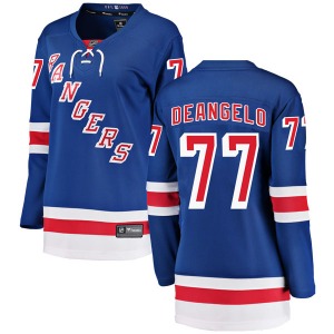 Tony DeAngelo New York Rangers Fanatics Branded Women's Breakaway Home Jersey (Blue)