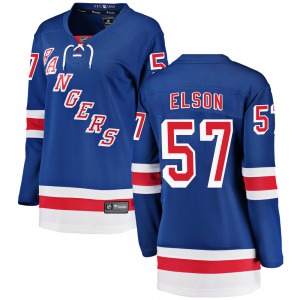 Turner Elson New York Rangers Fanatics Branded Women's Breakaway Home Jersey (Blue)