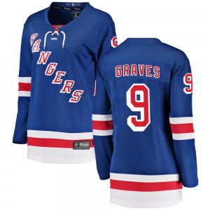 Adam Graves New York Rangers Fanatics Branded Women's Breakaway Home Jersey (Blue)