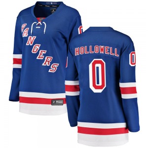 Mac Hollowell New York Rangers Fanatics Branded Women's Breakaway Home Jersey (Blue)
