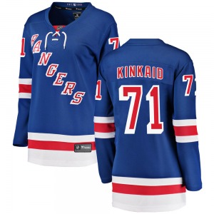 Keith Kinkaid New York Rangers Fanatics Branded Women's Breakaway Home Jersey (Blue)