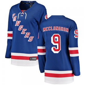 Rob Mcclanahan New York Rangers Fanatics Branded Women's Breakaway Home Jersey (Blue)