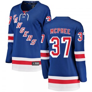 George Mcphee New York Rangers Fanatics Branded Women's Breakaway Home Jersey (Blue)
