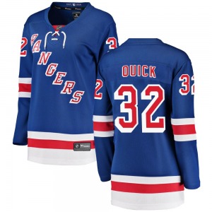 Jonathan Quick New York Rangers Fanatics Branded Women's Breakaway Home Jersey (Blue)
