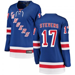 Kevin Stevens New York Rangers Fanatics Branded Women's Breakaway Home Jersey (Blue)