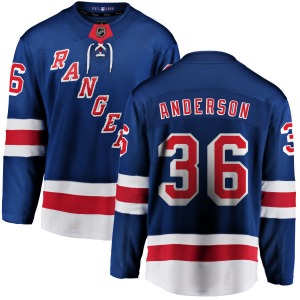 Glenn Anderson New York Rangers Fanatics Branded Youth Breakaway Home Jersey (Blue)