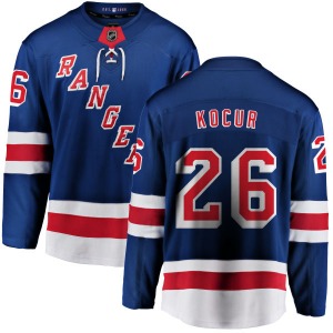 Joe Kocur New York Rangers Fanatics Branded Breakaway Home Jersey (Blue)