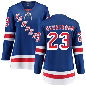 Jeff Beukeboom New York Rangers Fanatics Branded Women's Breakaway Home Jersey (Blue)