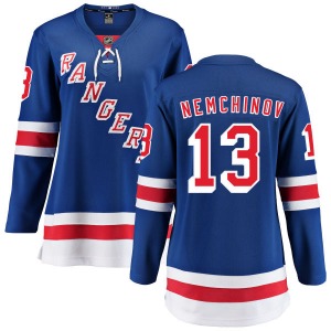 Sergei Nemchinov New York Rangers Fanatics Branded Women's Breakaway Home Jersey (Blue)
