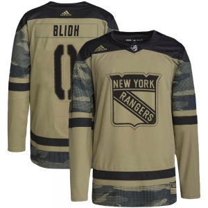 Anton Blidh New York Rangers Adidas Youth Authentic Military Appreciation Practice Jersey (Camo)
