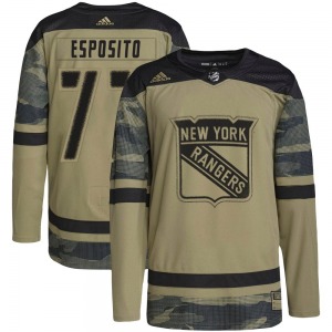 Phil Esposito New York Rangers Adidas Youth Authentic Military Appreciation Practice Jersey (Camo)
