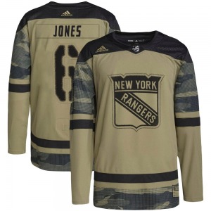 Zac Jones New York Rangers Adidas Youth Authentic Military Appreciation Practice Jersey (Camo)
