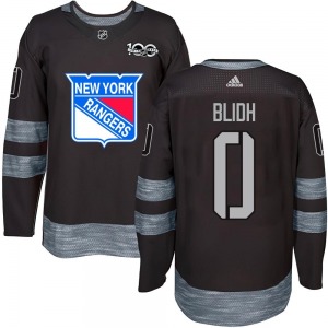 Anton Blidh New York Rangers Youth Authentic 1917-2017 100th Anniversary Jersey (Black)