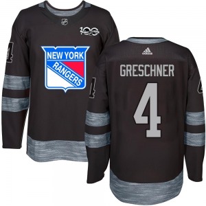 Ron Greschner New York Rangers Youth Authentic 1917-2017 100th Anniversary Jersey (Black)